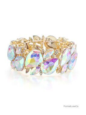 Crystal Stretch Bracelet Bridal Wedding Party Jewelry
